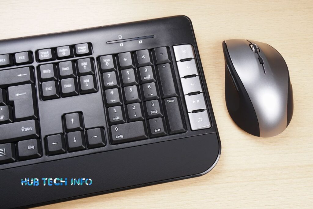 Top wireless keyboard and mouse