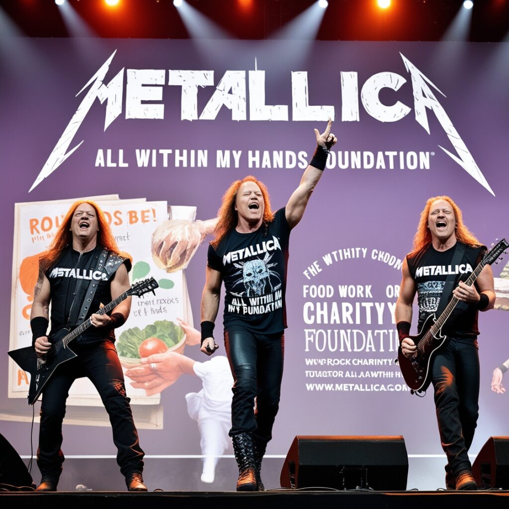 Charity and Metallica Tour Collaboration