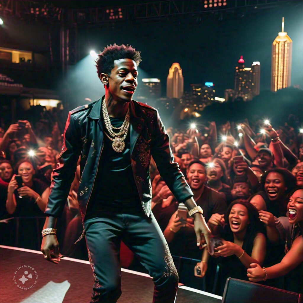 Rich Homie Quan performing on stage